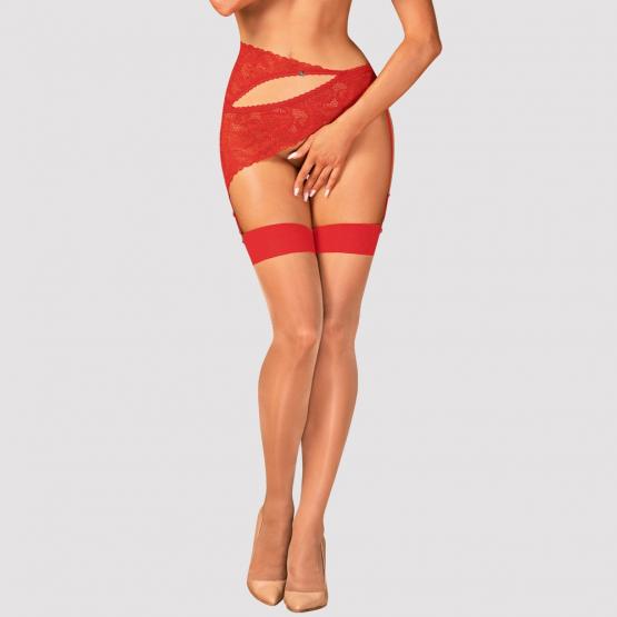 Obsessive Strümpfe Rot S/M