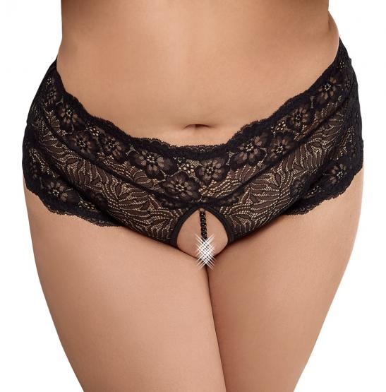 Offener Slip mit Perlen-Schrittkette L