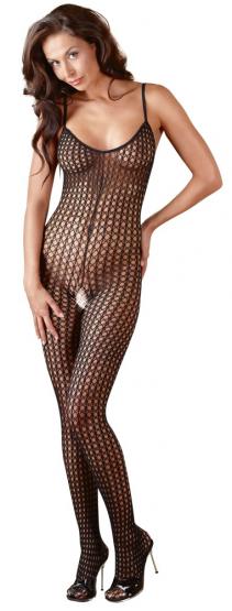 Ouvert Catsuit aus Stretch-Grobnetz S/M