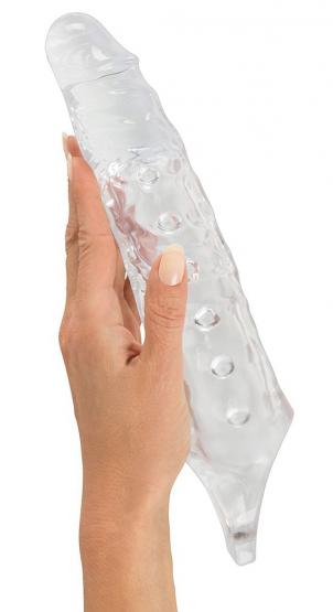 Crystal Skin Penishülle mit Hodenring 