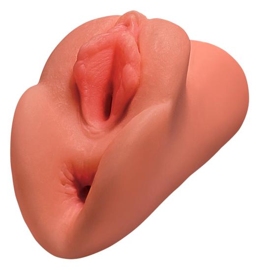 PDX Plus Perfect Pussy Double Stroker Tan
