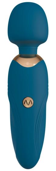 Petite Wand (14,5 cm, Massagekopf-Ø 3,6 cm) Blau