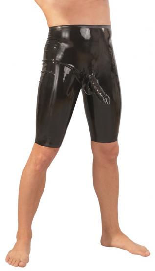 Latex-Radler mit Penis/Hodenhülle S