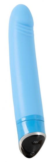Smile Happy Vibrator (22 cm, Ø 3,8 cm) Blau