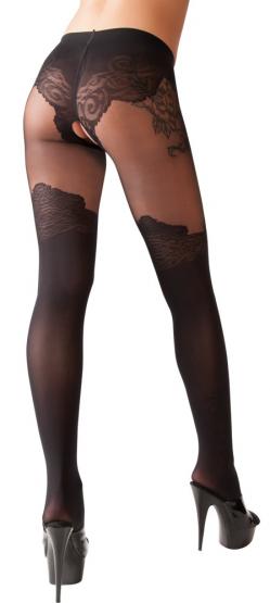 Straps-Strumpfhose Overknee-Optik 3