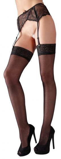 Straps-Strümpfe Schwarz S (2)