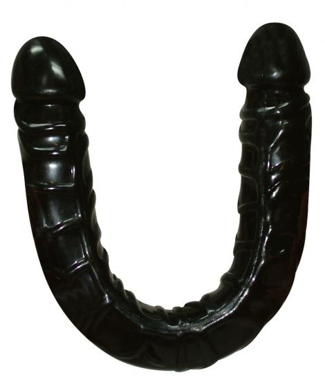 Ultra Dongs Doppeldildo (43 cm, Ø 4 cm) Schwarz