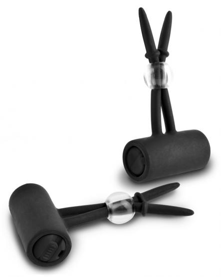 Vibrating Silicone Nipple Lassos 