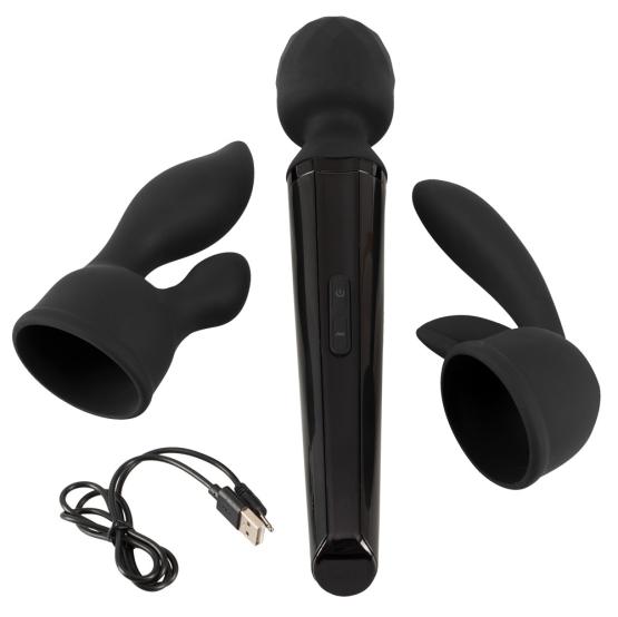 Wand Vibrator mit 2 Aufsätzen 