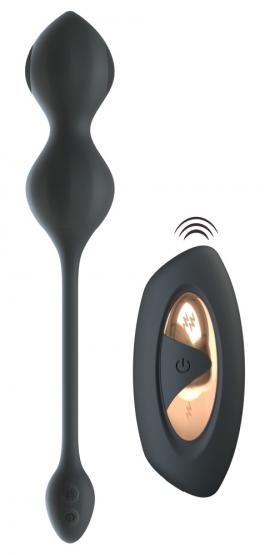 XOUXOU RC Vibrating E-Stim Love Balls (20 cm, Ø max. 3,3 cm) 
