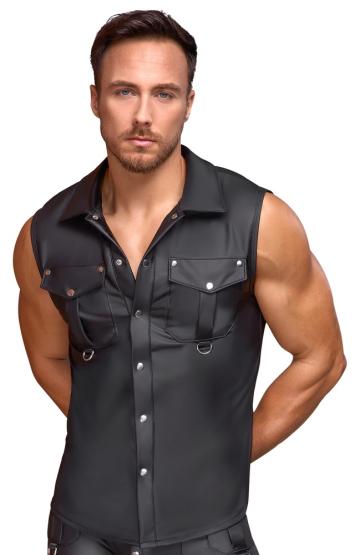 NEK Ärmelloses Mattlook-Shirt S