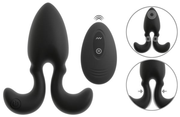 Anos RC Vibrating Butt Plug with Flexible Arms 