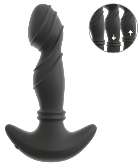 ANOS Vibrating Prostate Plug with Moving Rings 