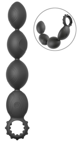 ANOS Flexible XL Anal Beads with Deep Vibrations 