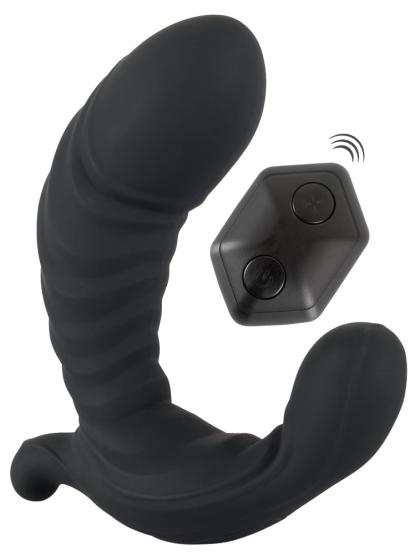 Aufpumpbarer G-/P-Punkt-Vibrator mit Fernbedienung 