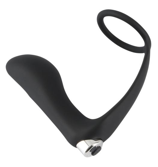 Black Velvets Vibrating Ring & Plug 