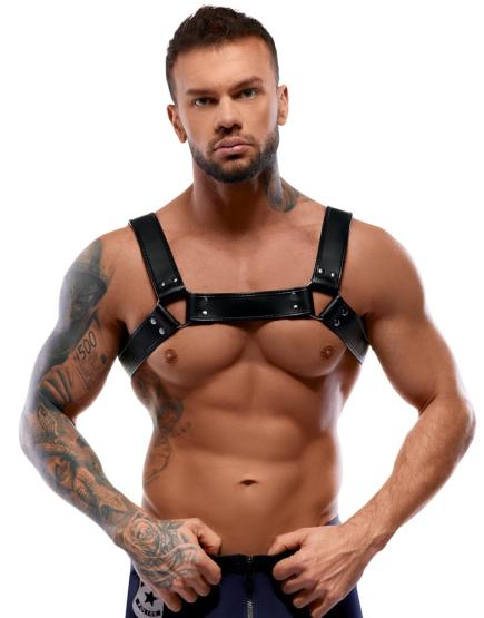 Leder-Brustharness 