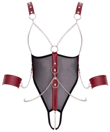 Busenfreier Bondage-Body ouvert S