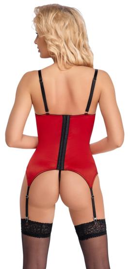 Busenfreies Strapshemd & String ouvert S