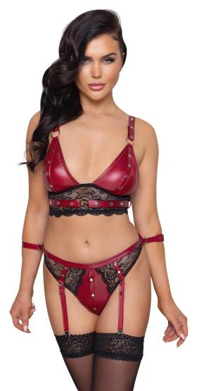 Cottelli BONDAGE Bralette plus Straps-Slip S