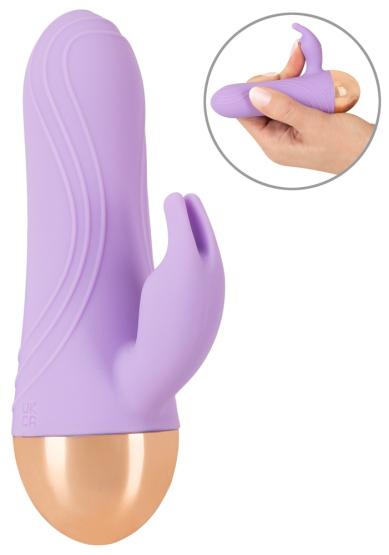 Cuties Dual Density Mini-Rabbitvibrator (11,7 cm, Ø 3 cm) 