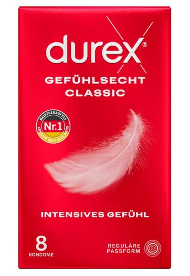 Durex Gefühlsecht Classic 8er