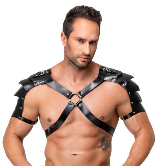 Herren Brustharness aus Leder (S-L) 