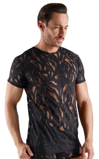Herren Shirt Ausbrenner-Optik M