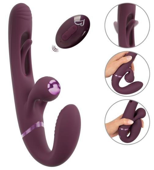JAVIDA RC Strapless Strap-On With Flicking Tongue 