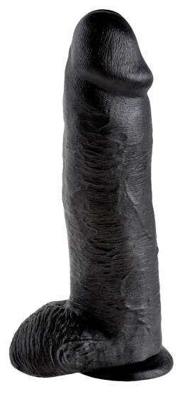 King Cock 12 inch Balls Black (30,5 cm, Ø 7,6 cm) 