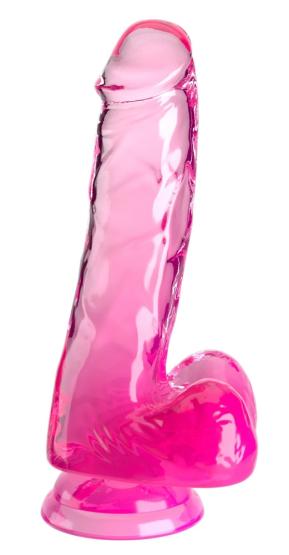 King Cock Clear 6“ Cock with Balls (17,8 cm, Ø 3,8 cm) 