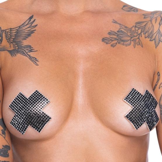 Kreuz-Nippelsticker zum Aufkleben 