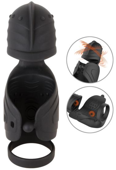 Rebel Cock Vibrator with Elliptical Moving Glans Stimulator 