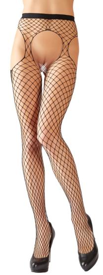 Straps-Strumpfhose grobes Netz ouvert (S-L) 