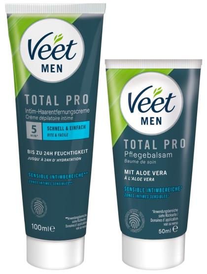 Veet Men TOTAL PRO Intim-Haarentfernungs-Set 