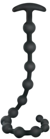 Black Velvets Anal Beads (50 cm, Kugel-Ø 1,7–3 cm) 