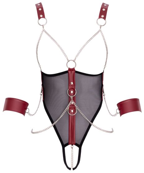 Busenfreier Bondage-Body ouvert S