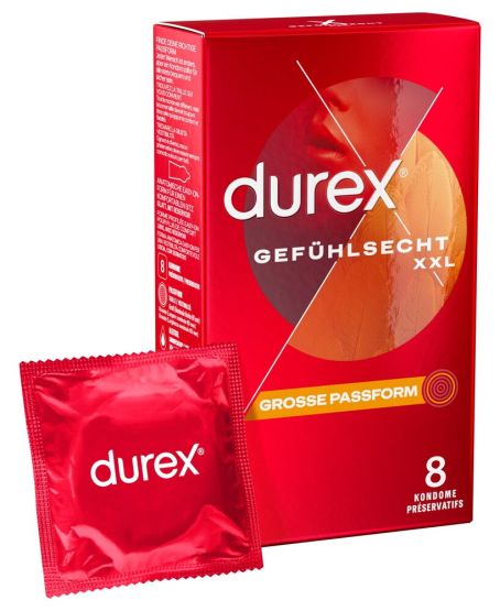 Durex Gefühlsecht XXL 8 Stück