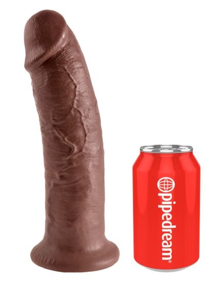 King Cock 10“ Cock (25,4 cm, Ø 6,1 cm) Brown