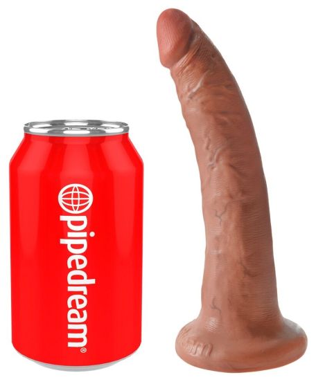 King Cock 7“ Cock (20,5 cm, Ø 4,1 cm) Tan