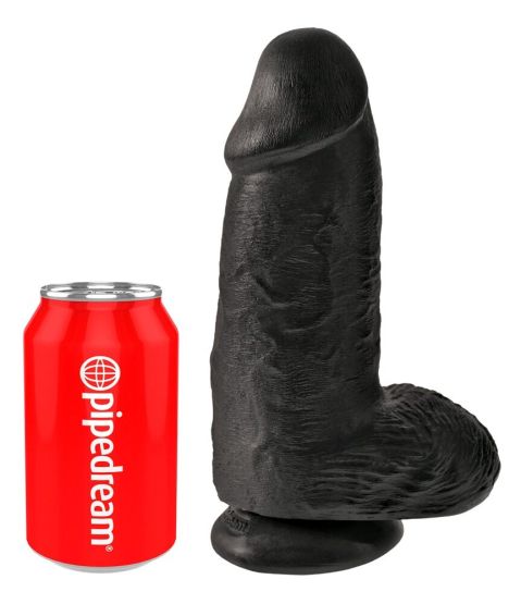 King Cock 9" Chubby (22,9 cm, Ø 7,6 cm) Dark