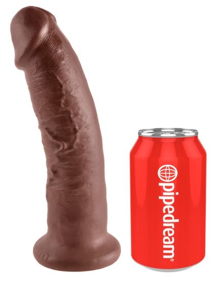 King Cock 9“ Cock (24 cm, Ø 5,3 cm) Brown