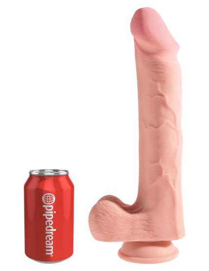 King Cock Plus 3D Triple Density Cock with Balls (33 cm, Ø 5,6 cm) 