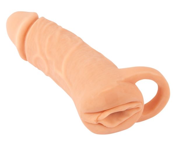 Nature Skin 2in1 Extension + Masturbator Medium