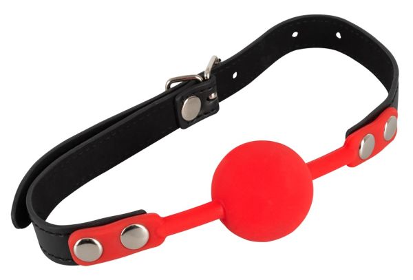 Roter Silikon Knebel 