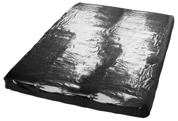 Schwarzes Lack Laken 200 x 230 cm 