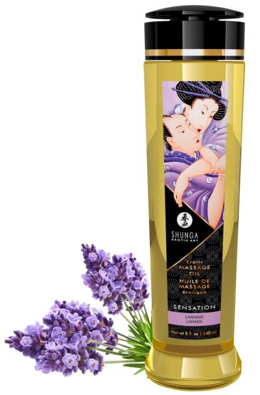 Shunga Erotic Massage Oil (240 ml) Lavander