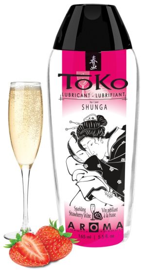 Shunga Toko Aroma Gleitgel (165 ml) Strawberry Sparkling Wine