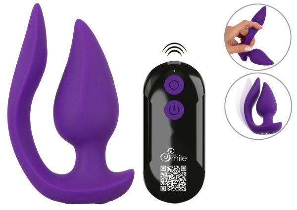 Sweet Smile RC 2 in 1 Plug & Panty Vibe 