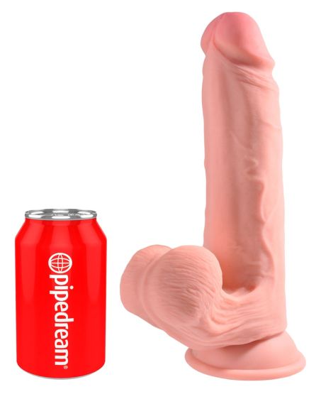 King Cock Plus 3D Triple Density Dildo mit schwingenden Hoden 26,0 cm
